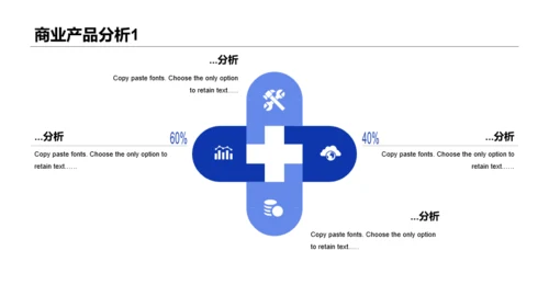 蓝色插画5G通信试点项目商业计划书PPT模板