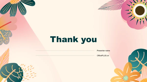 粉色小清新旅游出行通用PPT主题