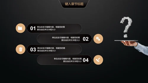 黑金轻奢商业计划书通用PPT模版