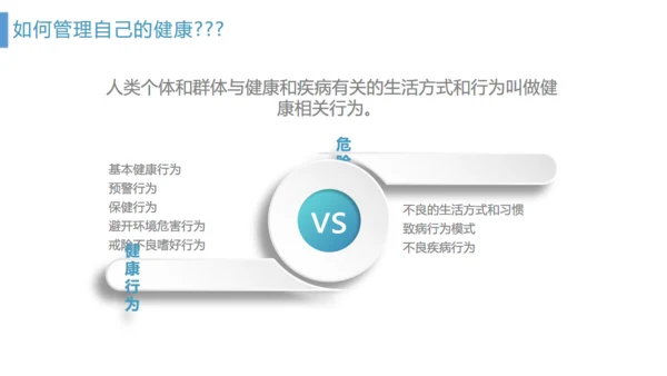 管理好自己的健康医疗服务通用PPT模板