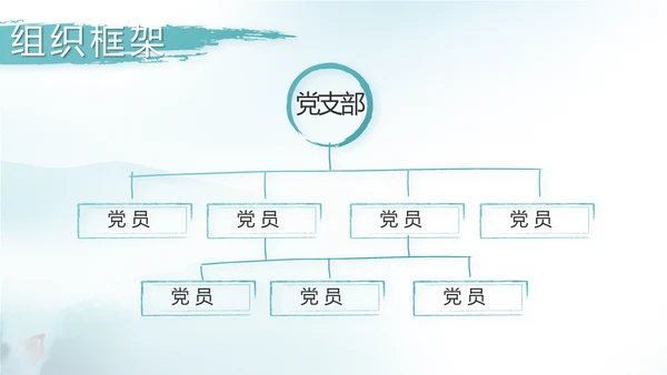 蓝色党建党风廉政建设文化反腐斗争PPT