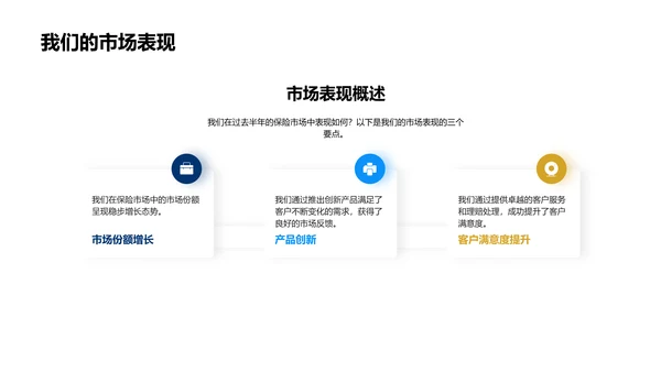 保险风险管理半年报告PPT模板