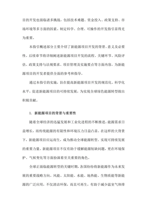 新能源项目开发指引.docx