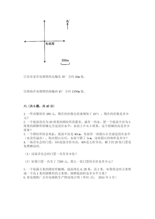 小学数学六年级下册竞赛试题含答案（预热题）.docx