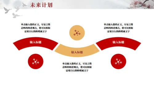 新中式工作总结通用PPT模板