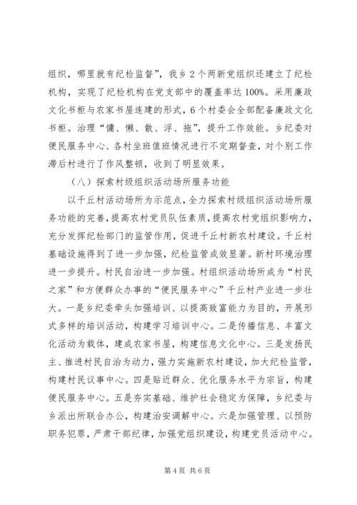 纪检监察工作总结及工作计划.docx