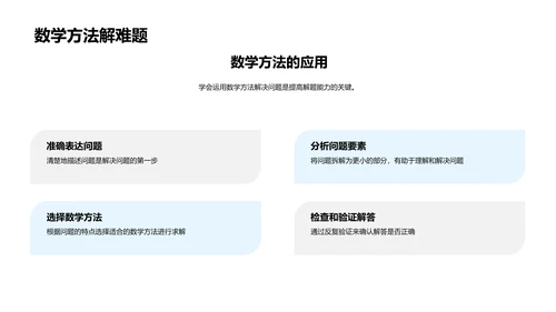 数学知识讲解PPT模板