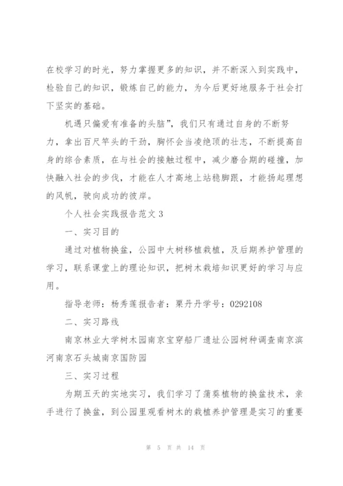 个人社会实践报告范文.docx