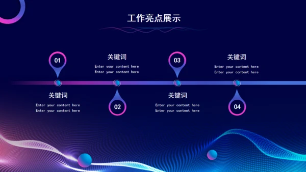 预见未来科技风通用PPT模板