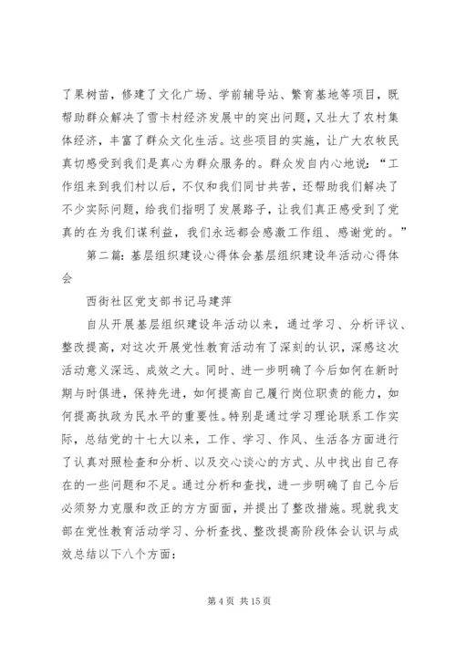 基层组织建设年心得体会.docx