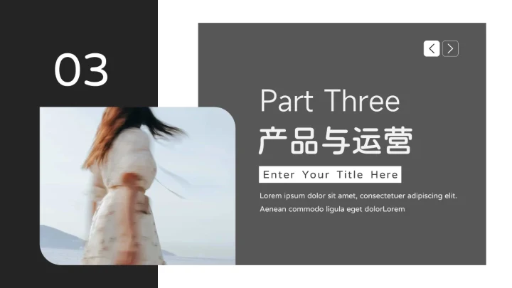 黑色暗色高端沉稳商业计划书PPT模板