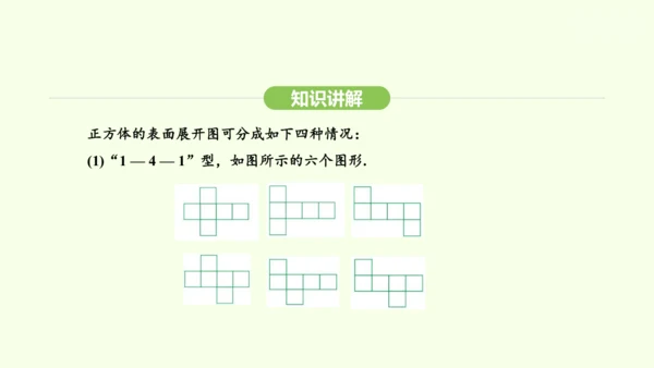 人教版（2024）数学七年级上册6.1.3立体图形的展开与折叠 课件(共21张PPT)