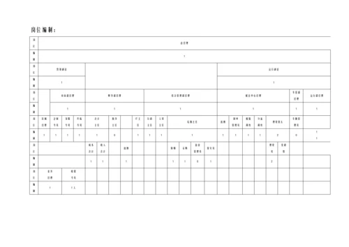 物流有限公司组织架构手册模板.docx