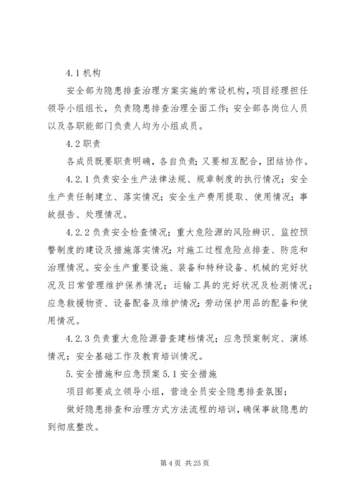 隐患治理方案及措施.docx