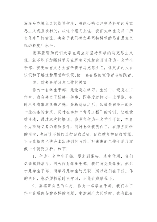 青马工程培训心得.docx