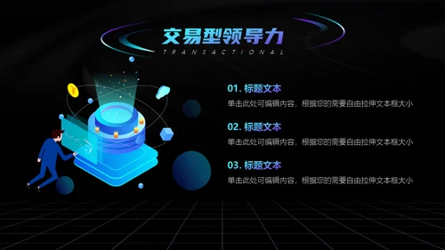 企业管理培训领导力课程通用PPT模板