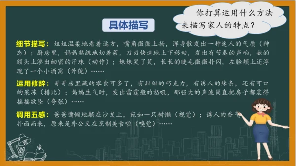 统编版语文四年级上册 第二单元习作：  我的家人课件