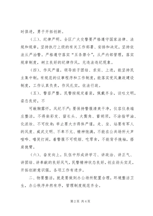 公安交警队伍正规化建设管理工作规范 (2).docx