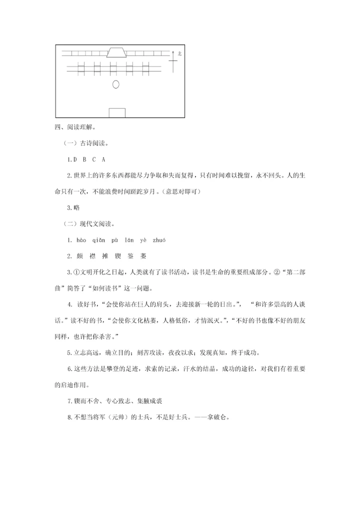2023年小升初模拟试题语文试卷及答案.docx