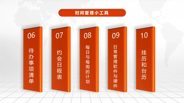 时间管理技巧PPT模板企业培训人力资源