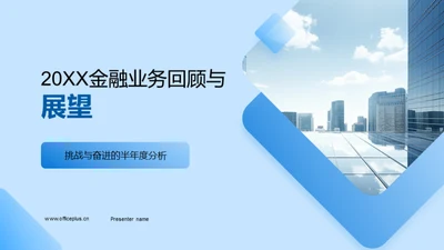 20XX金融业务回顾与展望