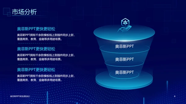 科技风蓝绿企业介绍PPT模板