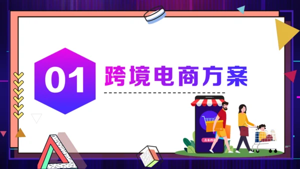 智慧跨境电商方案活动策划通用PPT模板