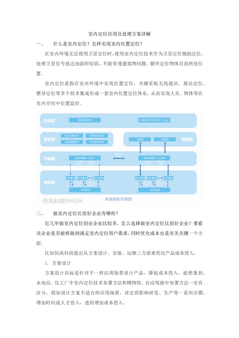 室内定位应用及解决专项方案详解.docx