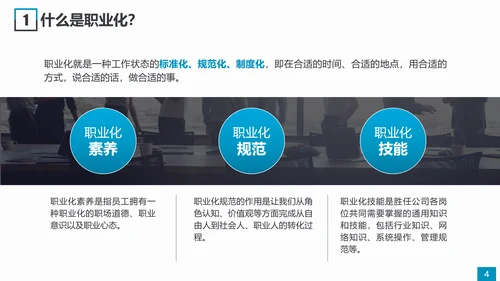 职场素养和高效能习惯员工培训PPT模板