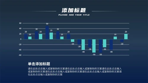 蓝色科技风炫酷总结汇报PPT模板