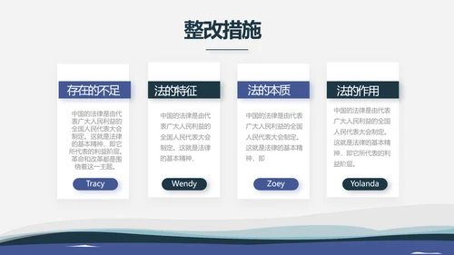 严谨大气法律律法咨询工作总结动态PPT模板