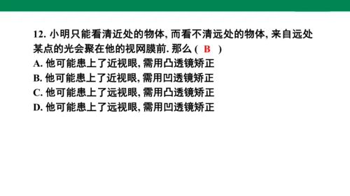人教版八年级上册物理全章复习训练：5.6 章末综合（19页ppt）