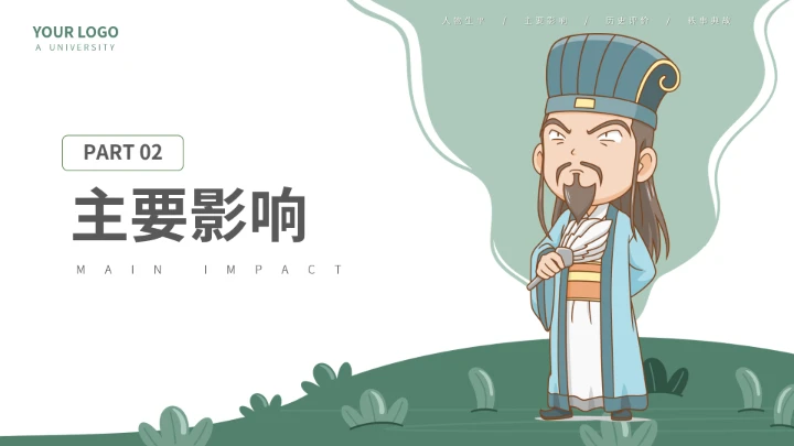 诸葛亮三国古代名人人物介绍PPT