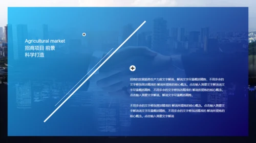 合作共赢领航未来项目招商通用PPT模板