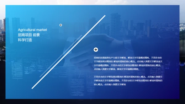 合作共赢领航未来项目招商通用PPT模板