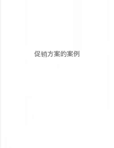 促销方案的案例.docx