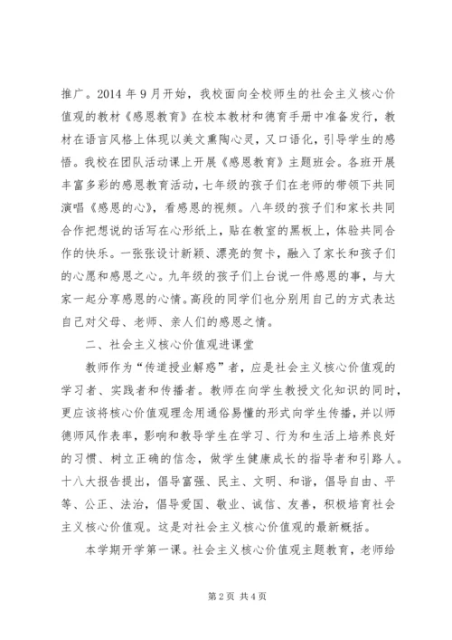 社会主义核心价值观(情况汇报).docx