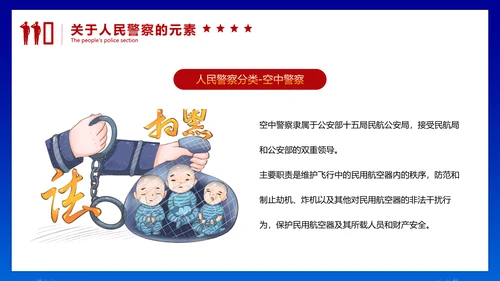 中国人民警察节公安干警ppt课件模板