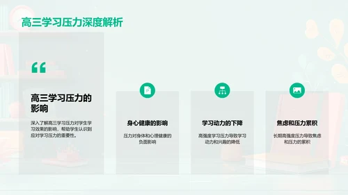 高三学习策略讲座PPT模板