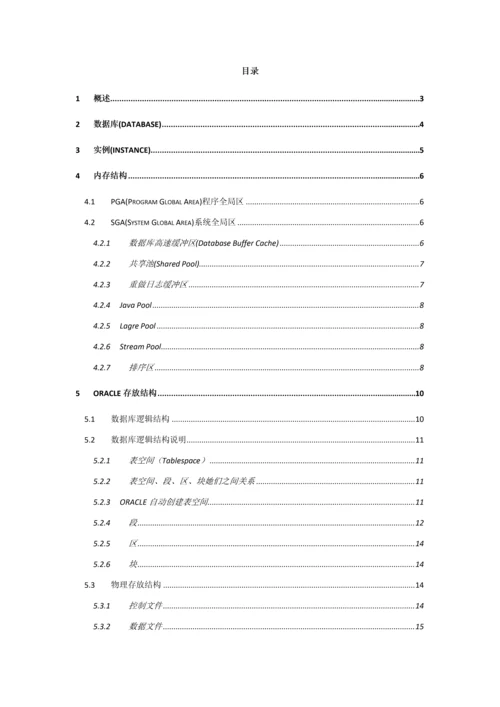 Oracleg标准体系结构V.docx