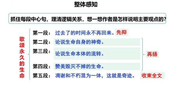 第16课《散文二篇——永久的生命》课件