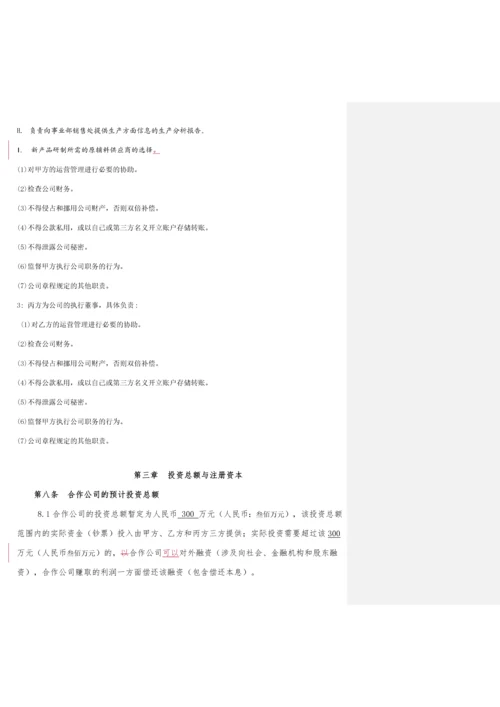 有限责任公司合作协议.docx