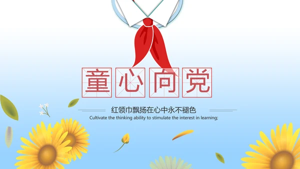 少先队员风采展示工作总结汇报PPT