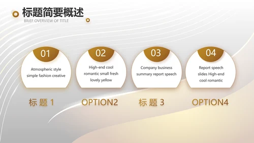 金色大气商业融资计划书PPT