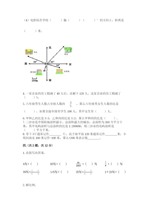西师大版小升初数学模拟试卷（典优）.docx