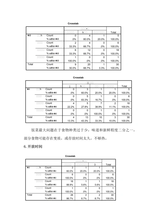 市场调查食堂满意度调查分析报告.docx