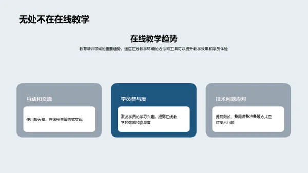 在线教学新视角