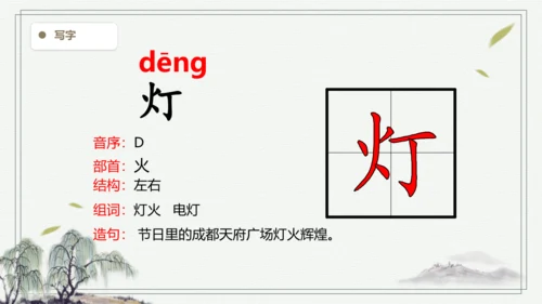 【2024秋季学期】语文二上6.一封信  生字识记课件