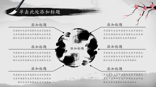 忆江南中国风水墨传统文化PPT模板