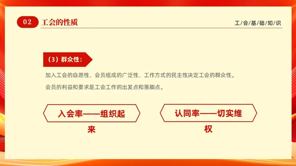 红色光效大气工会基础知识培训PPT